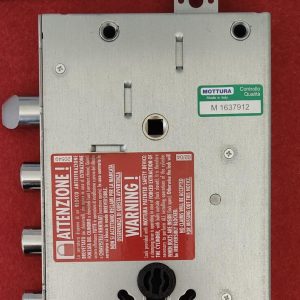 Serratura porta blindata a cilindro europeo per Cisa 3 catenacci + scivolo prolungati 10mm