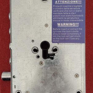 Serratura porta blindata a cilindro europeo per Mottura Securemme 4 catenacci + scivolo