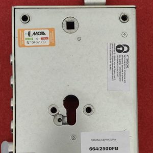 Serratura porta blindata a cilindro europeo per Mottura Securemme 4 catenacci + scivolo