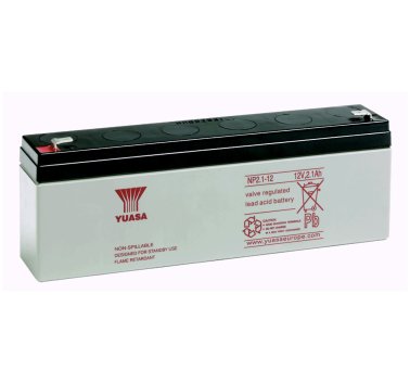 Batteria YUASA NP2.1 ermetica al piombo 12V 2,1Ah
