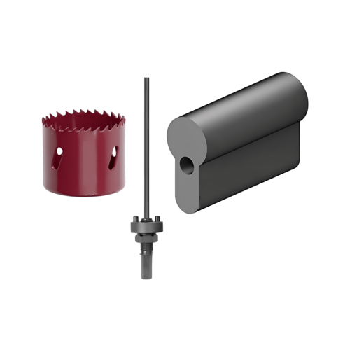 Kit foratura per Porte Blindate conversione Profilo Europeo