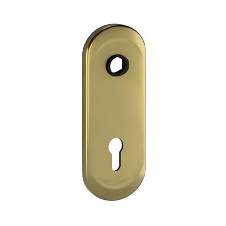 Placca lunga per porta blindata a cilindro europeo