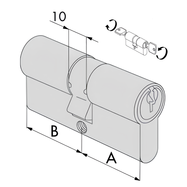 Cilindro Profilo Europo Condor M&C - immagine 2