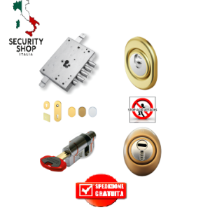 Kit aggiornamento porta blindata Cilindro Securemme K75 Evo + Defender