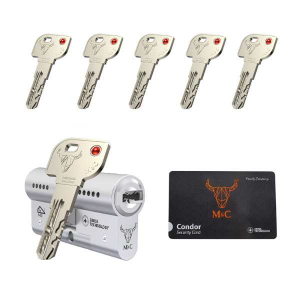 Kit aggiornamento di sicurezza porta blindata a cilindro europeo per Dierre con M&C CONDOR - immagine 10