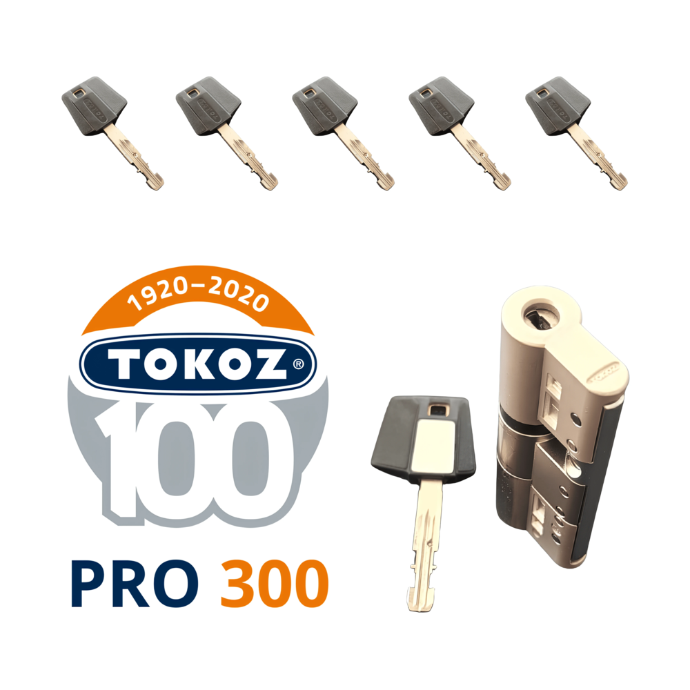 Cilindro Tokoz Pro300 a dischi in acciaio inox certificato 3 Stelle SKG