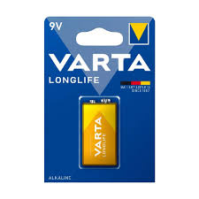Batteria 9V Varta Longlife per Casseforti