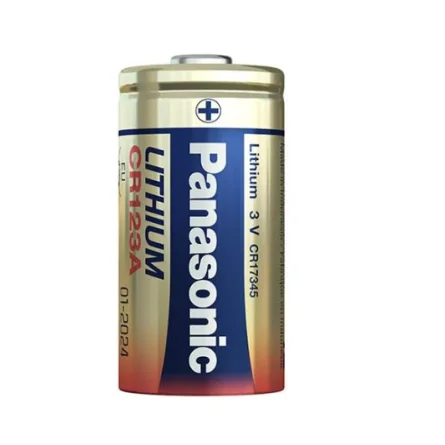 Batteria Lithium CR123A per sensori antifurto