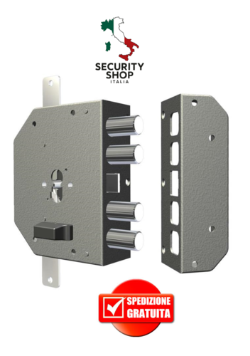 Serratura CR 2250PE ad applicare Cilindro Europeo