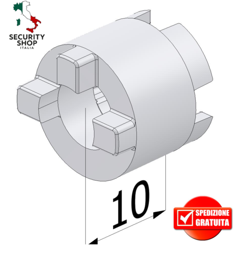 Distanziale rotore 10 mm per cilindro modulare EvoK