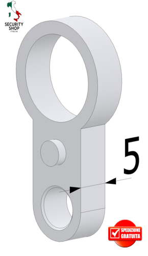 Distanziale statore 5 mm per cilindro modulare EvoK