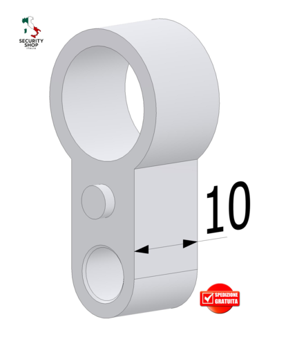 Distanziale statore 10 mm per cilindro modulare EvoK