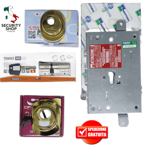 Kit Security Two BunkerLock Profilo Europeo Porte Blindate