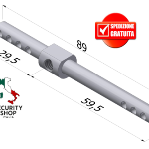 Steel bar cilindro EvoK TOP INOX ø6xl.90 (31/36/41-61/66/71) mm