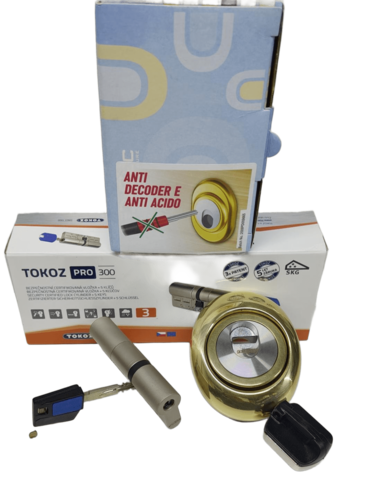 Kit Cilindro Tokoz Pro300 e Defender Disec