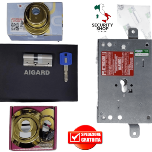 Kit Security Four BunkerLock Profilo Europeo Porte Blindate